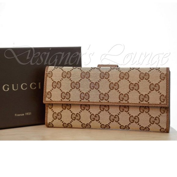 gucci canvas card holder